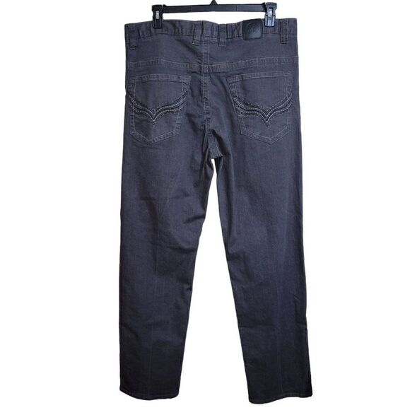 Makobi MK Men's Easy Fit Jeans (Size 40x30) - Picture 2 of 4
